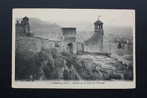 Carte postale ancienne 1909 CREMIEU - Montée de la Tour de l'Horloge - Picture 1 of 1
