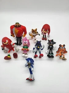 Sonic Action Figuren Konvolut Tomy Sega Knuckles, Amy, Sonic, Tails, Eggman - Bild 1 von 10