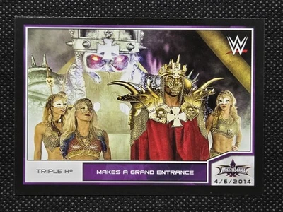 2014 WWE Topps #101 TRIPLE H Entrance CHARLOTTE FLAIR ALEXA BLISS SASHA BANKS RC - Image 1 of 2