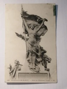 CPA 51 CHALONS-SUR-MARNE - Détail du Monument Carnot - Imagen 1 de 2