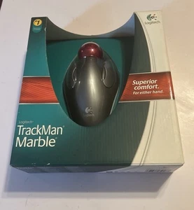 Logitech Trackman Marble Mouse T-BC21 Trackball 910-000806 neuf scellé en usine - Photo 1/5