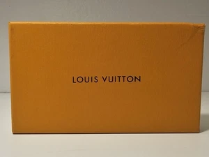 Louis Vuitton Naranja Caja de Regalo Accesorio Largo Caja Vacía Auténtica Leer 9x5x1 - Imagen 1 de 9