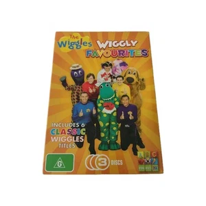 Wiggles DVD Box Set Wiggly Favourites Cast Merchandise 6 Movies 3-disc Set Reg 4 - Picture 1 of 14
