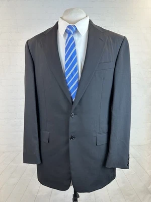 Traje Hickey Freeman Para Hombre Gris Oscuro Lana Sólida Dos Botones 42L 36X31 $1,895 Foto 1 de 4