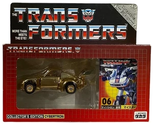 Takara Transformers G1 Jazz Gold Porsche #06 Reissue E-Hobby Action Figure NEW - Picture 1 of 10