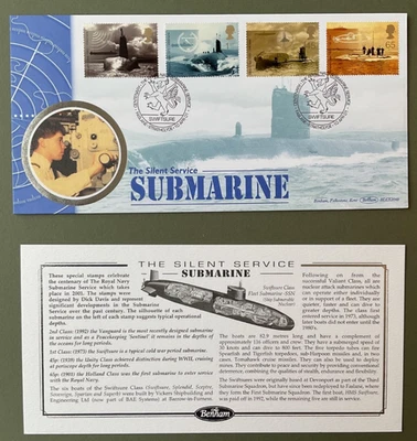 Benham FDC 2001 submarines Ltd Ed BLCS204b First Day Cover - RefN 32 - Image 1 of 4