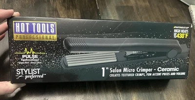 Micro Crimpadora Cerámica Estilista Salón 1" Profesional Hot Tools * Nueva en Caja Foto 1 de 4