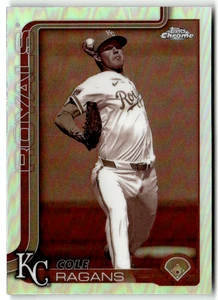 2025 Topps Chrome MLB Baseball No. 151 Cole Ragans Bronze Refractor - Bild 1 von 2
