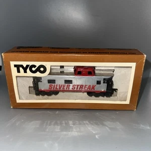 Tyco HO Scale Silver Streak Caboose 327-60 w/ box - Bild 1 von 2