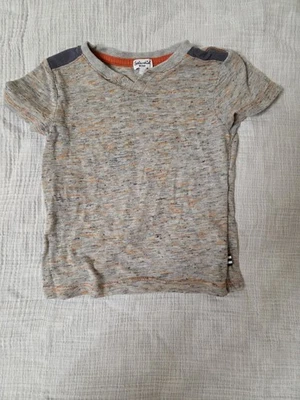 Splendid Baby Short And Shirt Set. Grey Orange. 18-24 Momths. Used - Image 1 of 2