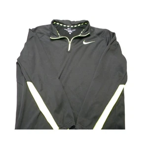 Nike Damen Pull-Over schwarz neongrün Running Thera Fit Gr. XL sportlich - Bild 1 von 6