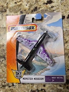 Matchbox Sky Busters Monster Mission Purple Cool Rare Ghost Skull Plane Toy - Picture 1 of 3