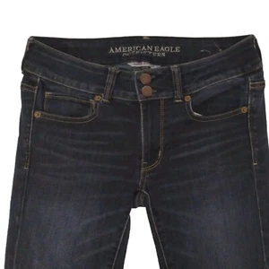 American Eagle Outfitters Jeans Damen 4 Super Stretch Artist Crop - Bild 1 von 7