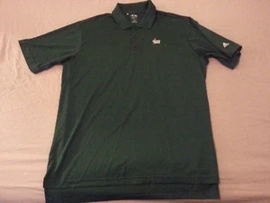 Mens adidas Golf Polo Shirt XL Green Golf Dunes West - Picture 1 of 7