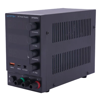 Grebraucht! DC Labornetzteil Regelbares Power Supply 0-60V 0-5A DPS605U - Bild 1 von 4
