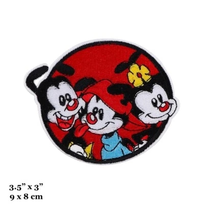 Animaniacs Cartoon Yakko Wakko And Dot Characters Embroidered Iron On Patch - Image 1 of 2