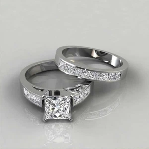 2 RINGS SET  TIMELESS CLASSIC ELEGANT ELEGANCE RINGS SIZE  60 GENUINE BARGAIN ! - Picture 1 of 1