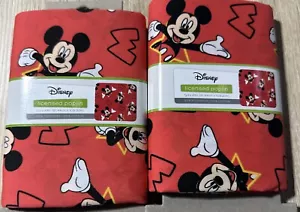 Lot Of 2 NEW DISNEY MICKEY AND STARS PRECUT SEWING & CRAFT FABRIC 1 YARD X 43 IN - Picture 1 of 4