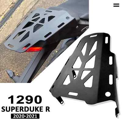 Matte Black Rear Luggage Seat Rack FOR 1290 1390 Superduke R & EVO 2020-2024 - Image 1 of 4
