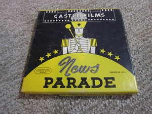 Castle Films 8mm News Parade Original Box 1944 Camera Thrills of the War # 156 - Picture 1 of 5