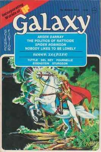 Galaxy SF - March 1975 - Spider Robinson, Roger Zelazny, Lisa Tuttle - Picture 1 of 1