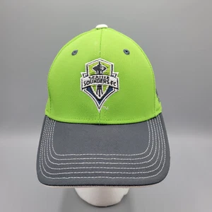 Seattle Sounders FC Hat Cap Fitted Youth Kids Green MLS Sports Give Us Your Full - Picture 1 of 15