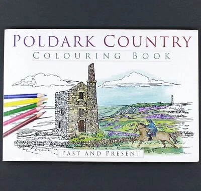 Poldark's Cornwall Colouring Book The History Press Coloring Book England  — 第 1/4 张图片