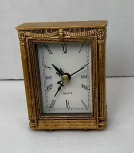 Shinfuku Quarz Manteluhr, Vintage Look, 3,5" x 2,5", batteriebetrieben funktioniert - Bild 1 von 9