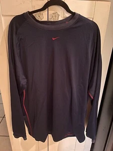 NIKE pullover dk blue Sz XL - Picture 1 of 8
