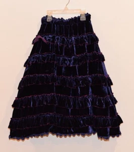 Tia Cibani Girls Licorice Stella Peticoat Skirt Size 7/8 - Picture 1 of 6