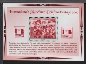 ✔️ GERMANY EXHIBITION Unissued STAMP 2002. 3. REICH Facsimile - Picture 1 of 2