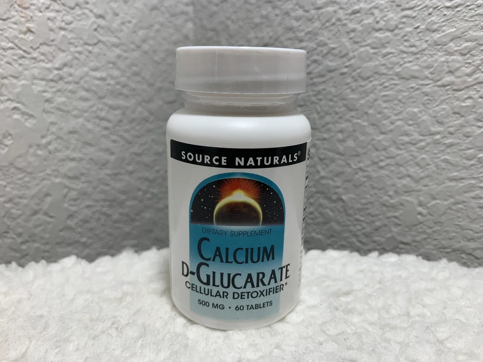 Source Naturals, Inc. D-glucarato de cálcio 60 comprimidos ~ Desintoxicante celular ~ - Imagem 1 de 4