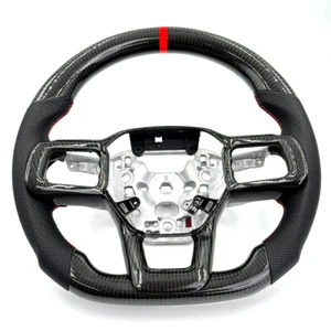 Vicrez DTR Carbon Fiber Steering Wheel vz105242 | Ford Mustang 2024-2025 - Picture 1 of 4