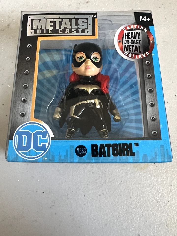 Figura Traje Negro Batgirl Variante Metales Die Cast DC Comics 2.5" Figura Foto 1 de 2