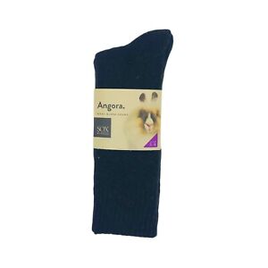 Angora Wool Blend Cushion Socks - 2 Pair Pack,Winter Socks,Comfort top Socks