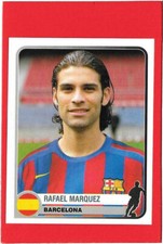 CHAMPIONS OF EUROPE 1955-2005 FIGURINA-STICKER NO. 67 - BARCELONA - MARQUEZ