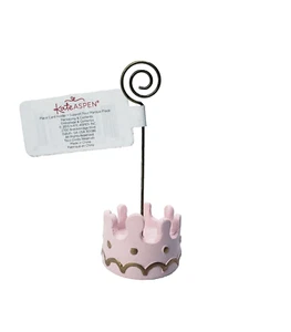 Princess Crown Birthday/Shower Party Place Card/Picture Holder Kate Aspen NEW - Picture 1 of 2