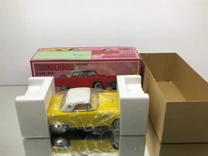 FIFTIES JAPAN 1956 FORD THUNDERBIRD HARDTOP - TIN TOY -YELLOW 1:18- GOOD IN BOX - Imagen 1 de 9