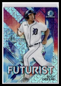 2021 Bowman - Futurist Riley Greene #FUT-RG Mojo Refractor (RC) - Picture 1 of 2