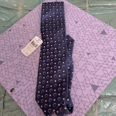 Ermenegildo Zegna Tie  Silk Italy Made Dots  Bubbles $140 - Image 1 of 4