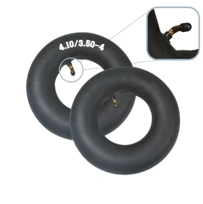 2 Heavy Duty 4.10 / 3.50-4 Inner Tube TR87 Valve 4.10-4 11X4.00-4 3.50-4 Tires - Image 1 of 4