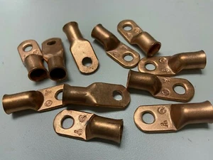 (10) Anillo calibre 2 1/4" orificio terminal batería lengüeta cobre desnudo AWG EE. UU. - Imagen 1 de 1