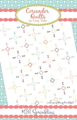 Quilt Pattern SPRINKLING Moda CORIANDER Charm Pack Friendly SUGARCREEK - Image 1 of 3