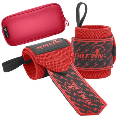 Wrist Wraps 18 inch Heavy Duty Support with Thumb Loop for Weight Lifting - Image 1 of 4