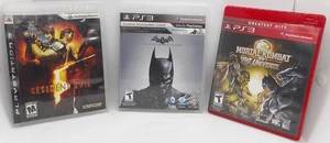 PS3 Action/Adventure Game Bundle of 3: Mortal Kombat vs DC Universe, Batman, Etc - Picture 1 of 11