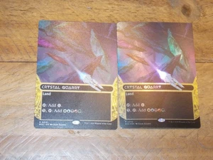MTG Borderless Crystal Quarry x2 Rare EoE FOIL x1 Low S&H Read Description - Picture 1 of 1