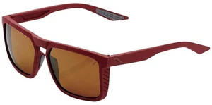 Gafas de sol deportivas cuadradas modernas carmesí 100 % Renshaw para hombre - 60021-00003 - Imagen 1 de 2