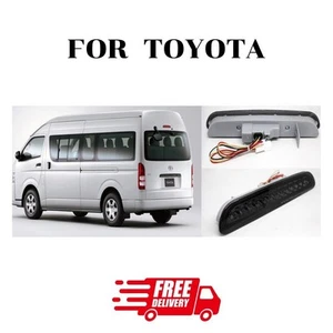 Rear Center Third Brake Light Lamp Smoke Led For Toyota Hiace Commuter 2005-2013 - Picture 1 of 5
