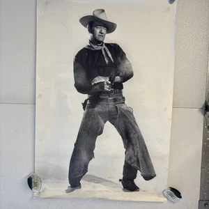 John Wayne as the Duke 36x24 Black & White Movie Poster from Pyramid Posters - Picture 1 of 12