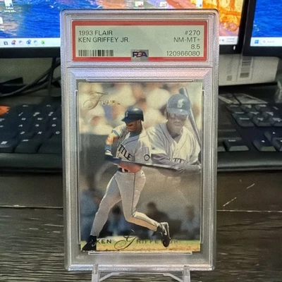 Flair 1993 - Ken Griffey Jr #270 PSA 8,5  Foto 1 de 2